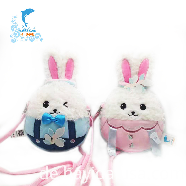 Plüsch Kaninchen Spielzeug Tasche Plush Rabbit Toy Bag